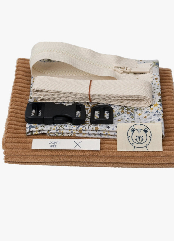 DIY-Set für Gürteltasche - auspacken - schneiden - losnähen - senf - Kids